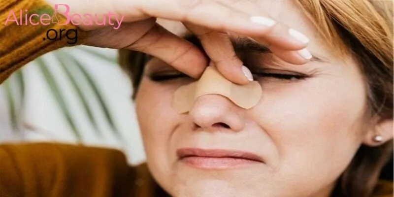 Nàng nên tránh tác động mạnh và bảo vệ dáng mũi sau khi nâng