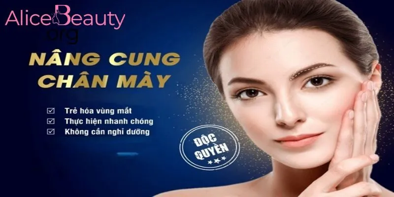 Nâng cung giúp xóa nếp nhăn mang lại gương mặt tươi sáng hơn ngay sau khi thực hiện