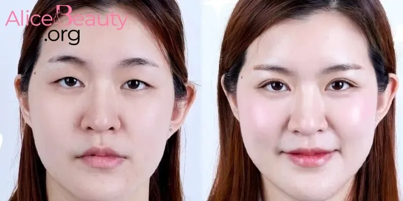 Thực hiện nhấn mí giúp nếp mí được tạo ra mềm mại, hài hòa với khuôn mặt