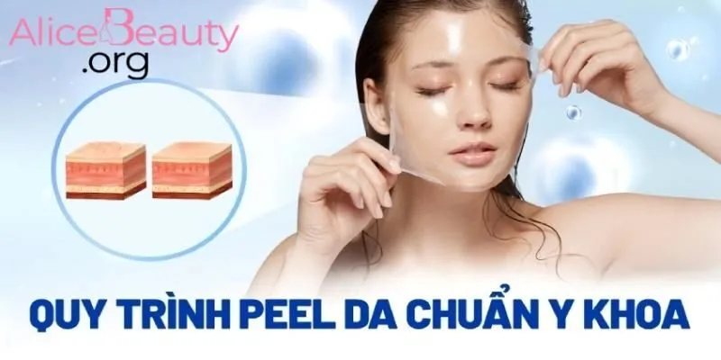 Quy trình peeling da chuyên nghiệp tại Alice Beauty
