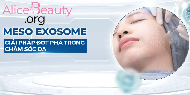 Exosome được chiết xuất từ tế bào gốc, chứa các yếu tố sinh học để tái tạo và phục hồi da hiệu quả